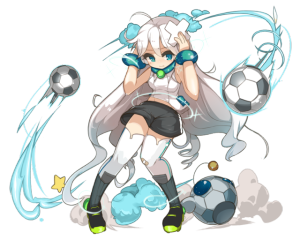 【宇宙蹴球少女】蹴球型リトルグレイ